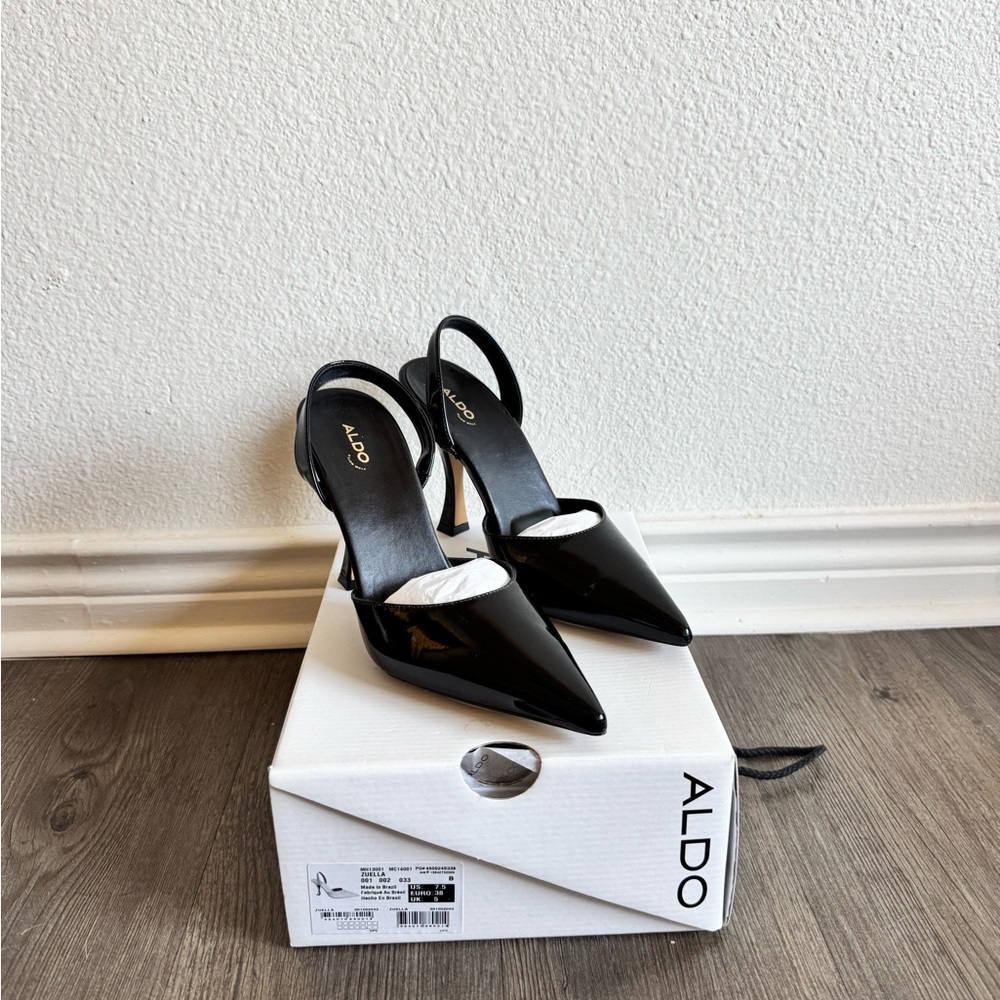 Aldo zuella patent heels